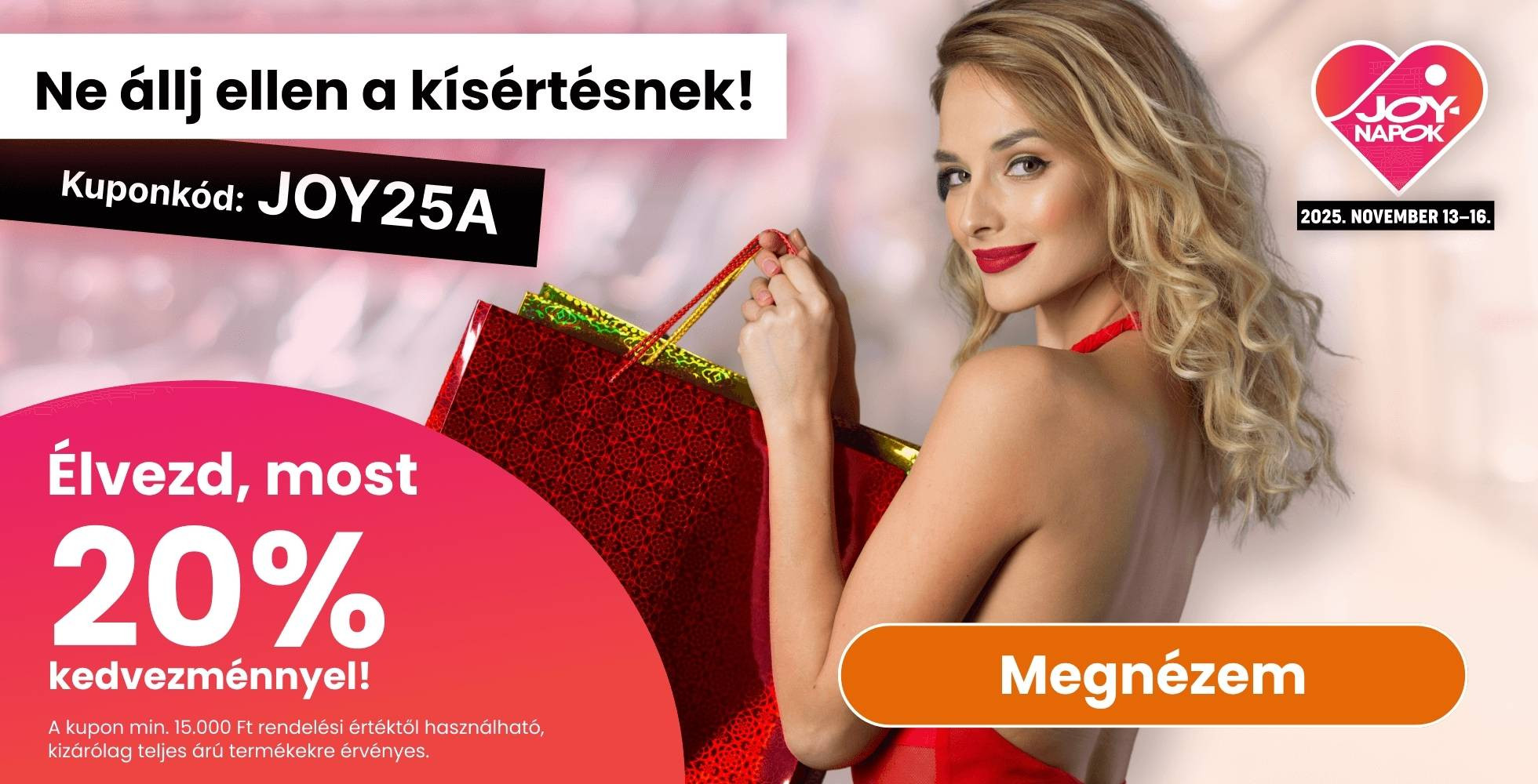 Joy-napok - Goldengate szexshop