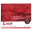 Fetish - lakk lepedő - 200 × 230 cm (piros)