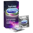Durex Intense - bordázott és pontozott óvszer (10 db)