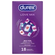 Durex Love Mix - óvszer csomag (18 db)