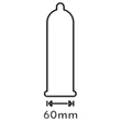 Secura Padlizsán - extra nagy óvszer - 60 mm (100 db)