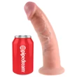 King Cock 9 - tapadókorongos élethű dildó (23 cm, testszínű)