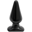 Doc Johnson fekete anál plug - classic, nagy - (14,5 cm)