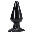 Doc Johnson fekete anál plug - classic, nagy - (14,5 cm)