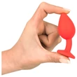 You2Toys - Colorful JOY - szilikon anál plug - kicsi (piros)