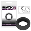 Black Velvets - vastagfalú péniszgyűrű (2,6 cm, fekete)