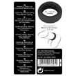 Black Velvets - vastagfalú péniszgyűrű (3,2 cm, fekete)