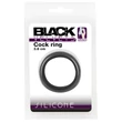 Black Velvets - vastagfalú péniszgyűrű (3,8 cm, fekete)