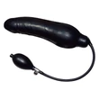 You2Toys - latex pumpálható análtágító (fekete, nagy)