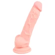 Medical - orvosi szilikon dildó (18 cm) - natúr