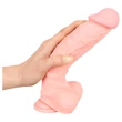 Medical - orvosi szilikon dildó (24 cm) - natúr