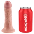 King Cock Strap-on 6 - felcsatolható dildó (natúr)