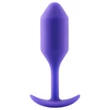 b-Vibe Snug Plug 2 - dupla golyós anál plug (114 g, lila)