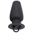 You2Toys - Lust Tunnel - üreges análtágító dildó lezáróval (fekete)