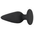 Black Velvets Heavy - 75 g-os anál plug (fekete)
