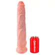 King Cock 14 herés nagy dildó (35 cm, natúr)