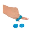 You2Toys - Stretchy - szilikon péniszgyűrű trió (kék)