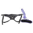 You2Toys Strap-on - felcsatolható dildó (fekete-lila)