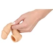 realistixxx - heregyűrűs péniszköpeny - 16 cm (testszínű)