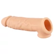 realistixxx - heregyűrűs péniszköpeny - 16 cm (testszínű)