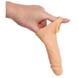 realistixxx - heregyűrűs péniszköpeny - 16 cm (testszínű)