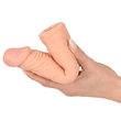 Nature Skin - hosszabbító, vastagító péniszköpeny (19,5 cm)