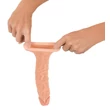 Nature Skin - hosszabbító, vastagító péniszköpeny (19,5 cm)