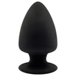 Silexd M - alakítható anál plug - 11 cm (fekete)