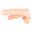 realistixxx Double F - élethű dildó péniszgyűrűvel (natúr)