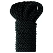 Fetish Silky Rope - shibari bondage kötél (10 m, fekete)