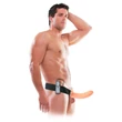 Pipedream - Fetish Strap-On 8 - felcsatolható, üreges vibrátor (testszínű)