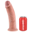 King Cock 10 - nagy tapadókorongos dildó (25 cm, natúr)