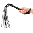 Fetish Fantasy Deluxe Cat-O-Nine - korbács (65 cm) - fekete