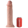 King Cock 14 - tapadókorongos, nagy dildó (36cm) - natúr