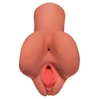 PDX Pick Your Pleasure - 2in1 punci és popsi maszturbátor (testszínű) 