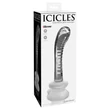 Icicles No. 88 - G+P-pont üveg dildó (áttetsző)