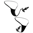 HOOKUP Bowtie Bikini - akkus vibrációs bugyi szett (fekete)