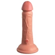 King Cock Elite 6 - tapadókorongos, élethű dildó (15 cm, natúr)