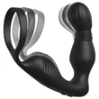 Pipedream Anal Fantasy Elite - prosztata vibrátor péniszgyűrűvel (fekete)