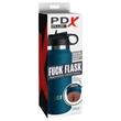 PDX - Fuck Flask Private Pleaser - művagina kulacsban (kék-barna)
