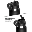 PDX - Fap Flask Thrill Seeker - maszturbátor kulacsban (fekete)
