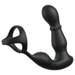 Pipedream Anal Fantasy Ass-Gasm - forgó fejes anál vibrátor péniszgyűrűvel (fekete)