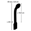 SMILE G-spot - akkus, vízálló G-pont vibrátor (lila)