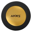 Anos - akkus, rádiós, forgó gyöngyös anál kúp vibrátor (fekete)