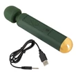 Emerald Love Wand - akkus, vízálló masszírozó vibrátor (zöld)