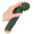 Emerald Love Wand - akkus, vízálló masszírozó vibrátor (zöld)