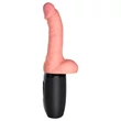 King Cock Plus 6,5 - herés lökő vibrátor (natúr)