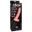 King Cock Plus 6,5 - herés lökő vibrátor (natúr)
