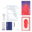 We-Vibe Touch X - akkus, vízálló csikló vibrátor (korall)