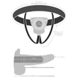 You2Toys Strap-on - üreges, felcsatolható vibrátor (testszínű)